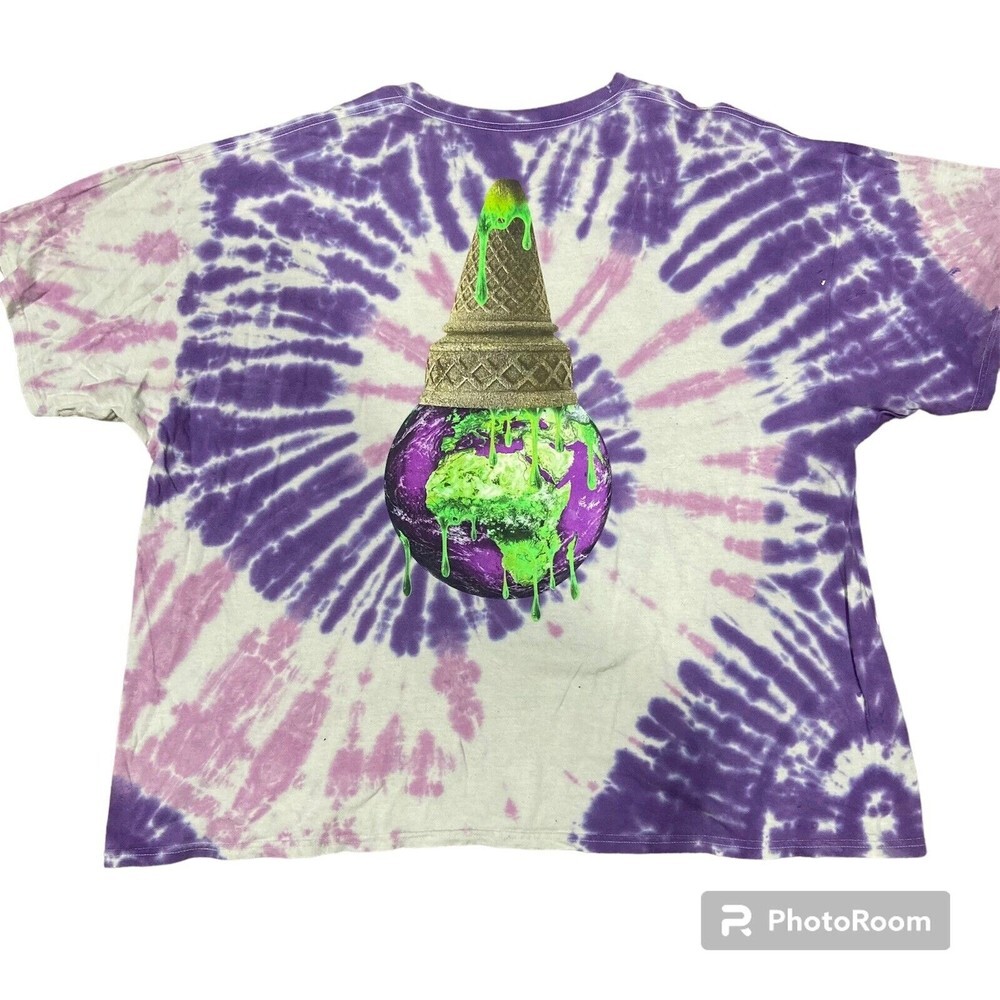 Young Thug Thugger Slime Tie Dye T-Shirt Size XXL Purple Ice Cream Drip Tee